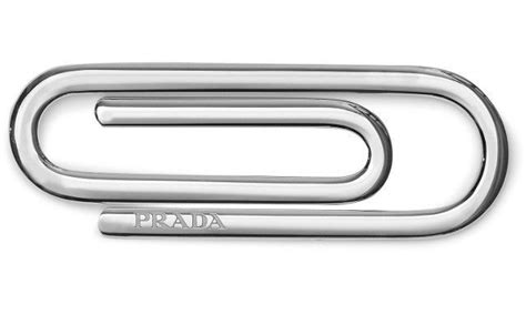 prada geldclip|prada paper clip price.